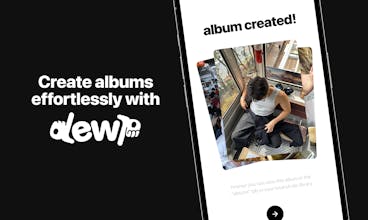 Dewp: AI Photo Album Curator gallery image