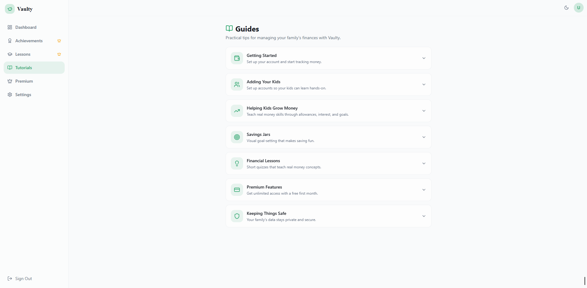 Vaultly - Screenshot 2 showing product features and functionality