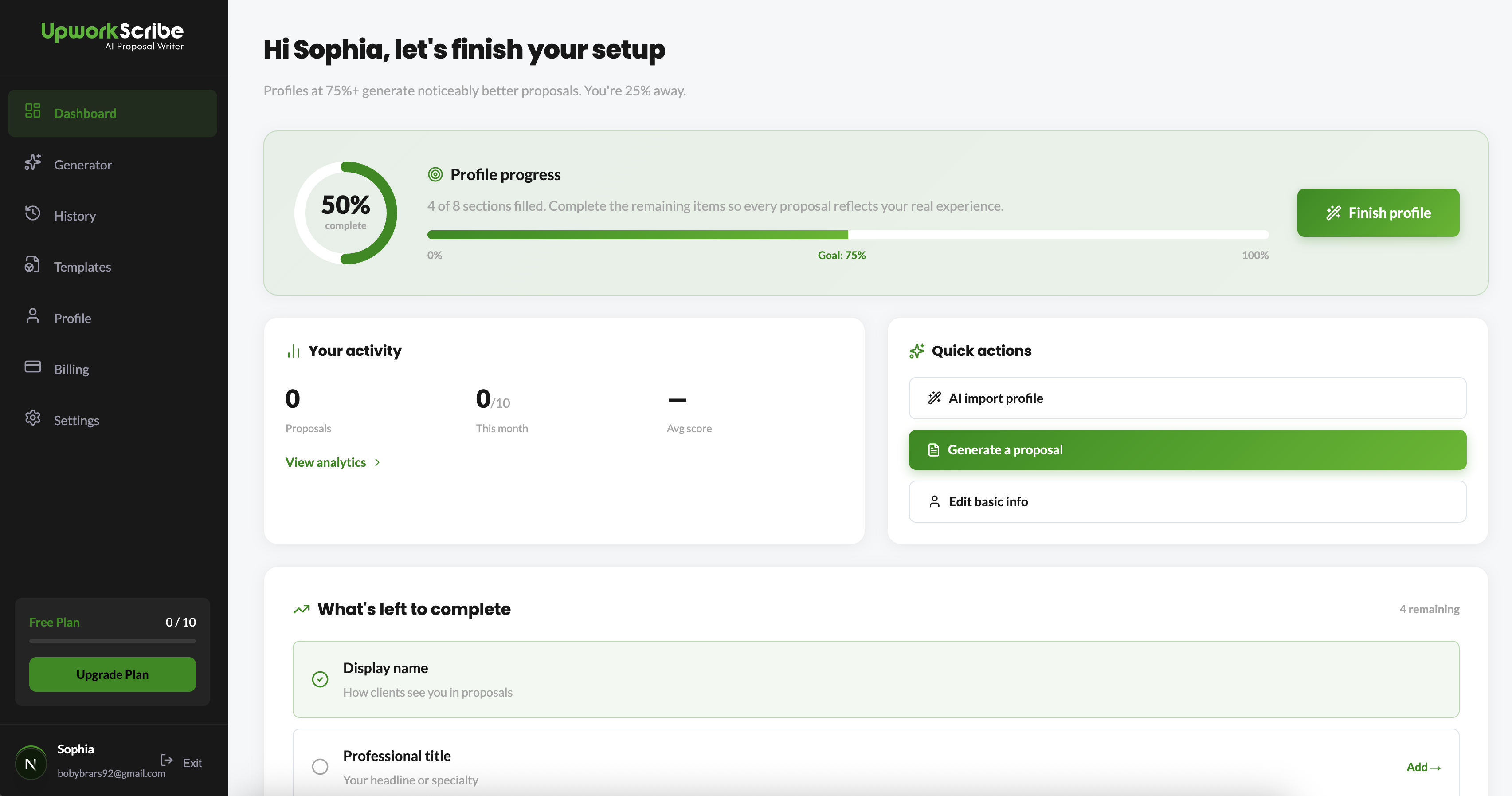 UpworkScribe gallery image
