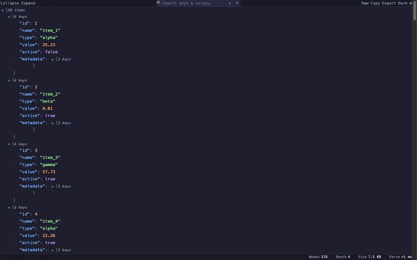 ClearJSON screenshot 4