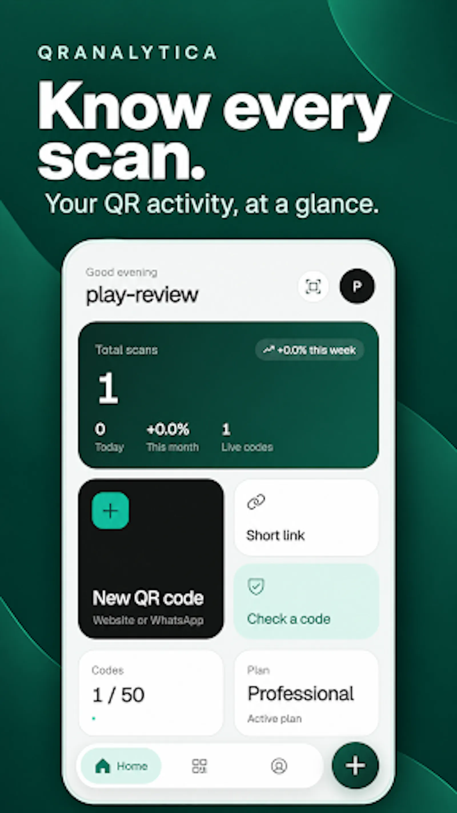 QRAnalytica: QR Code Analytics screenshot 1