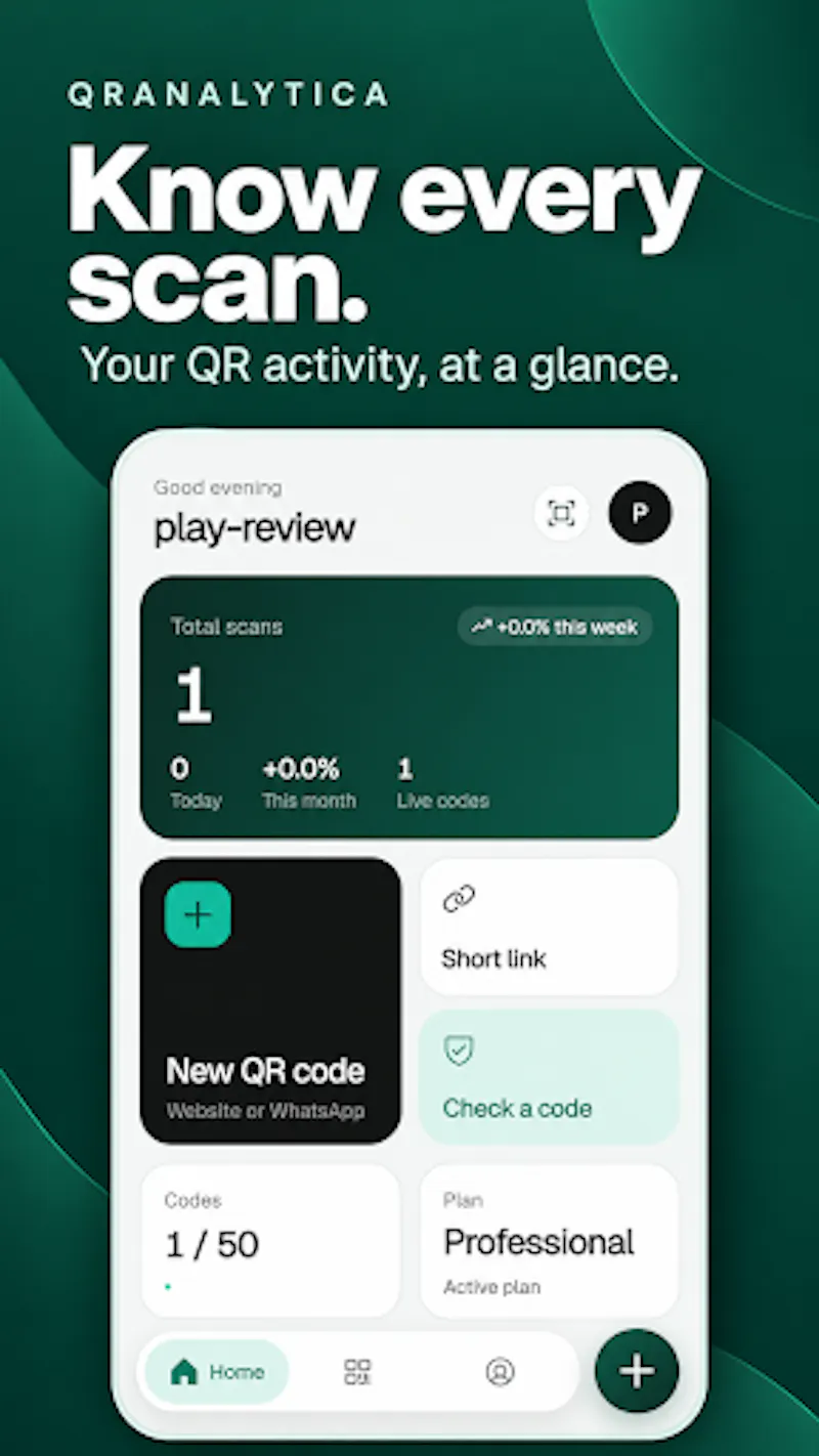 QRAnalytica: QR Code Analytics screenshot 1
