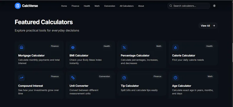 CalcVerse screenshot 3