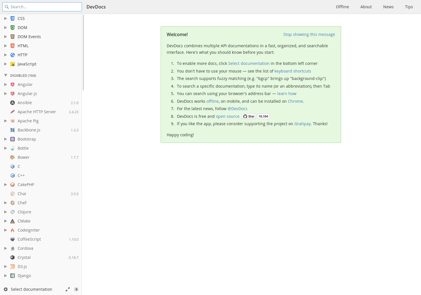 DevDocs