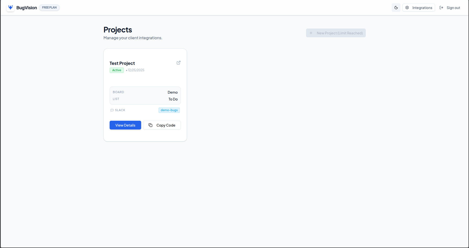 BugVision - Screenshot 2 showing product features and functionality