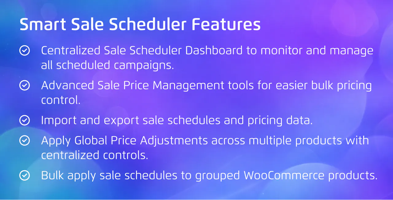 Smart Sale Scheduler for WooCommerce gallery image