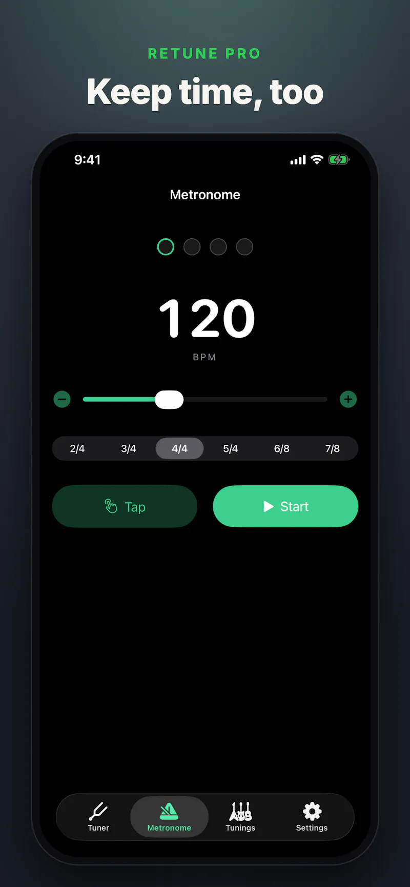 Retune - Guitar Tuner screenshot 4
