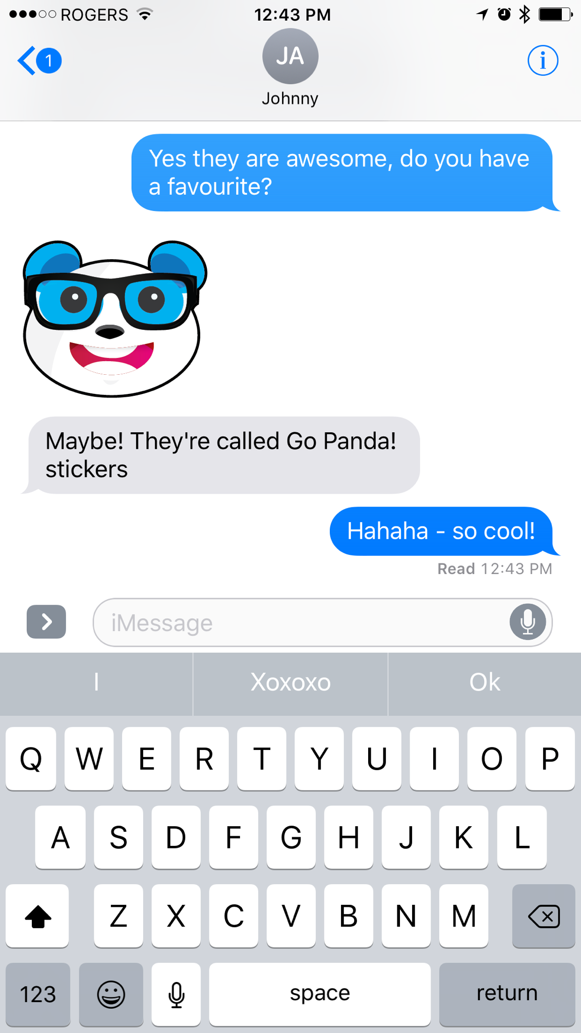 Go Panda! Stickers gallery image