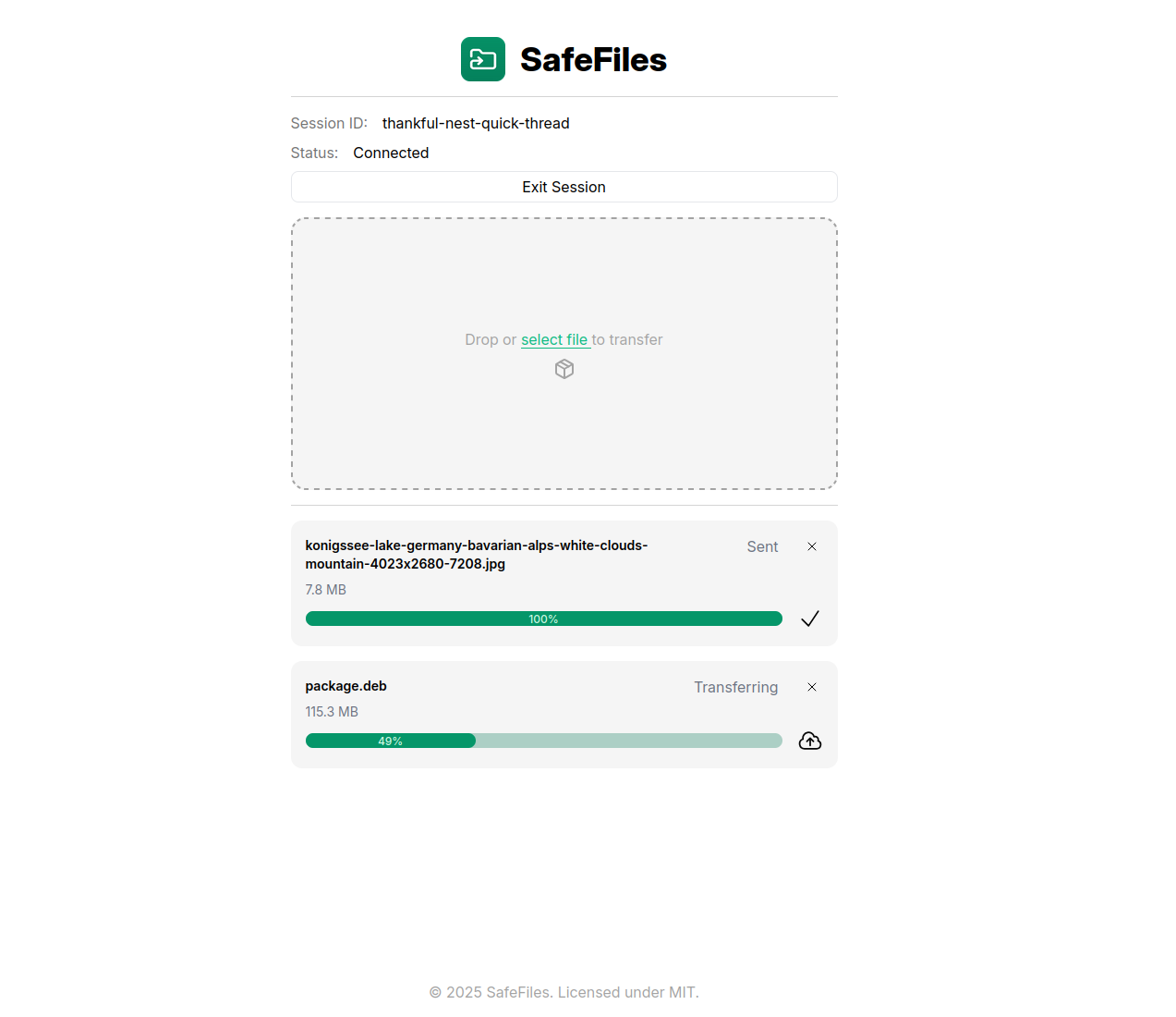 Safefiles - Intercambio de archivos privados media 4