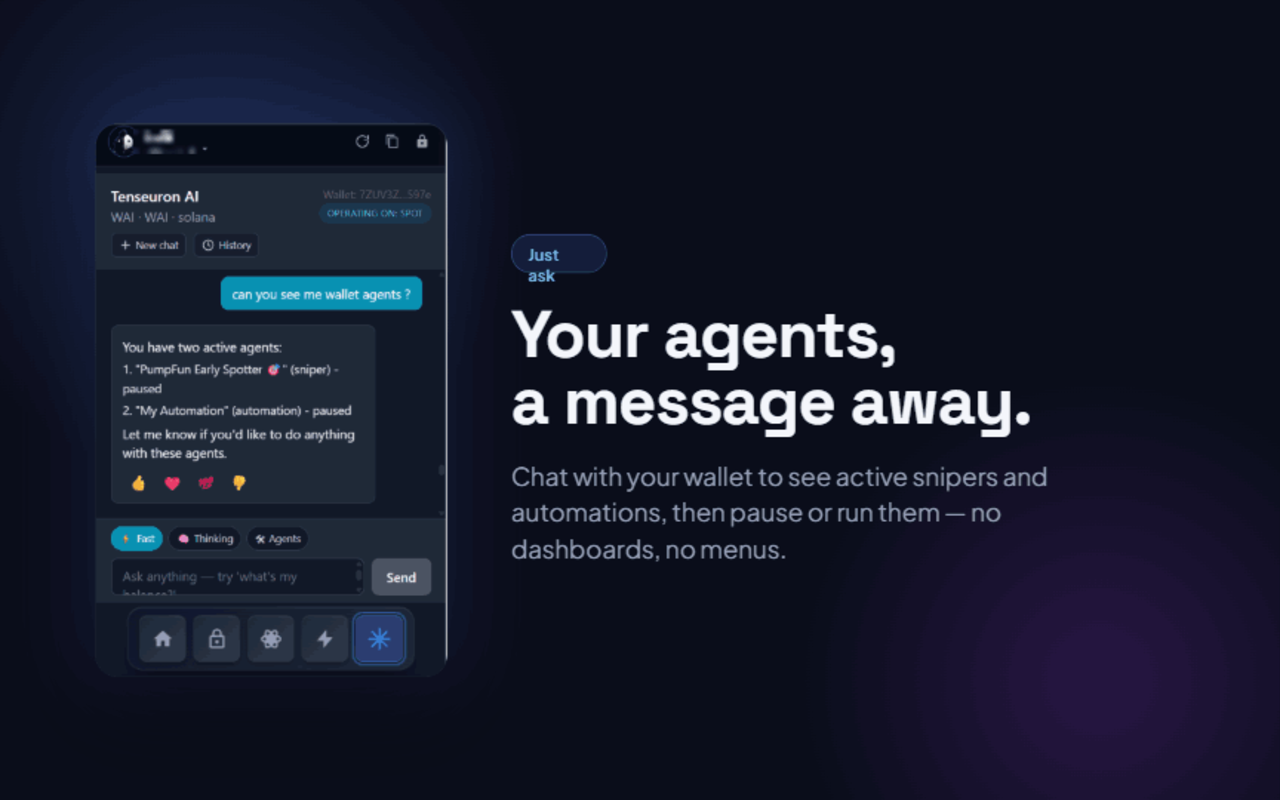 First built-in Agentic AI Wallet gallery image