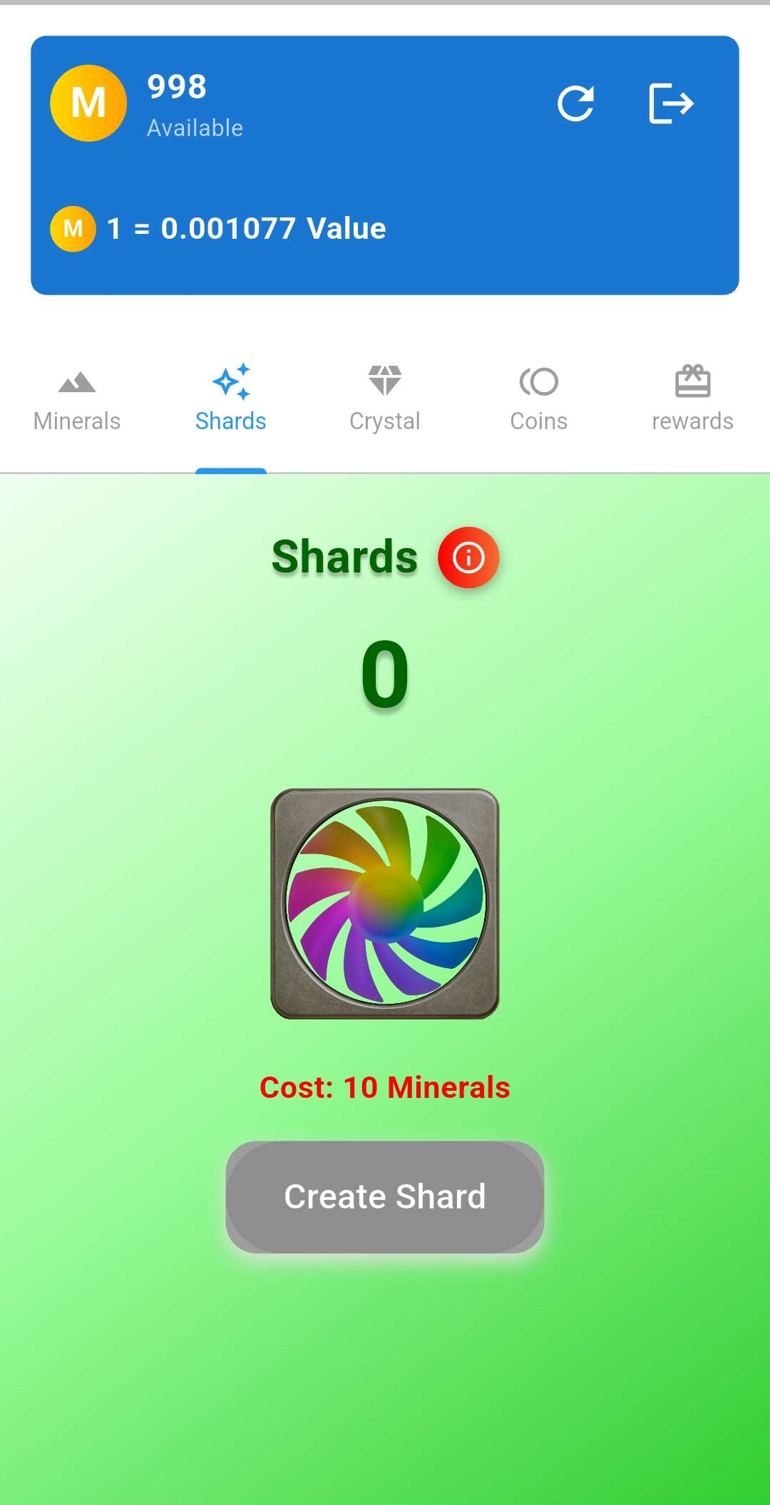 Minweco - Main product screenshot demonstrating key features and user interface