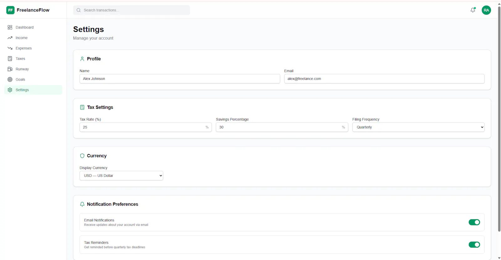 FreelanceFlow screenshot 12