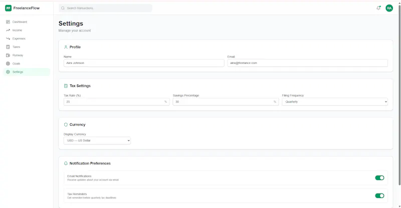 FreelanceFlow screenshot 12