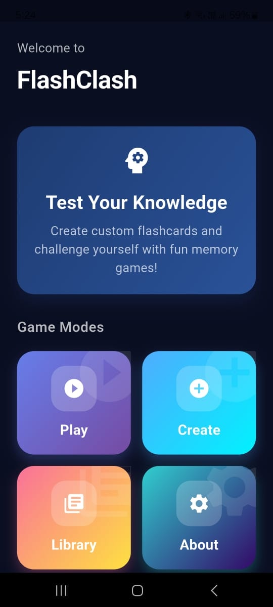 Flashcards -Androidアプリはテストを閉じましたメディア2