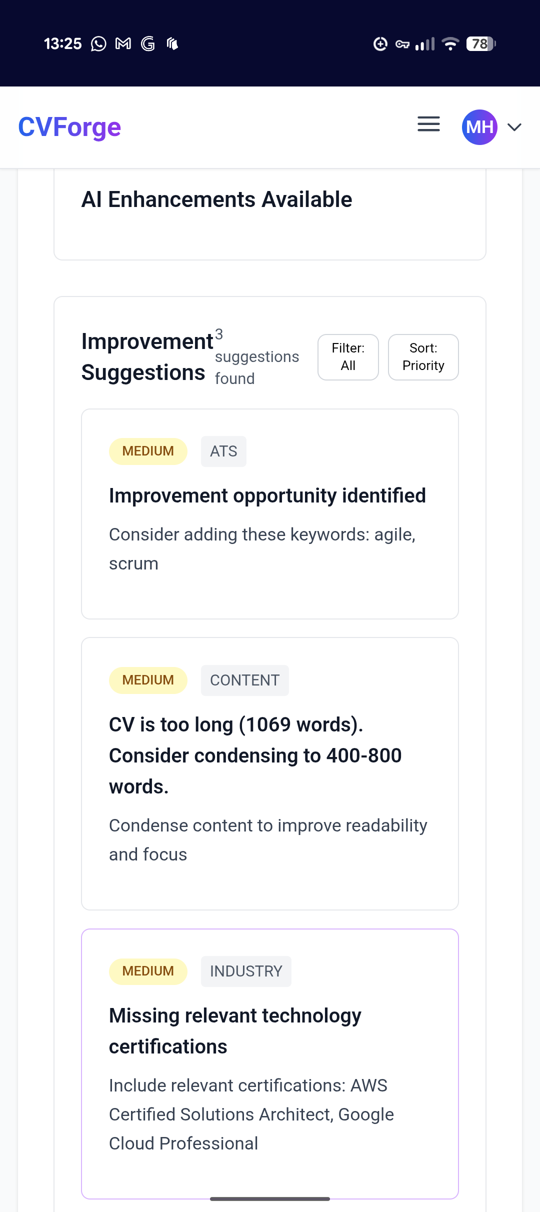 CVForge gallery image