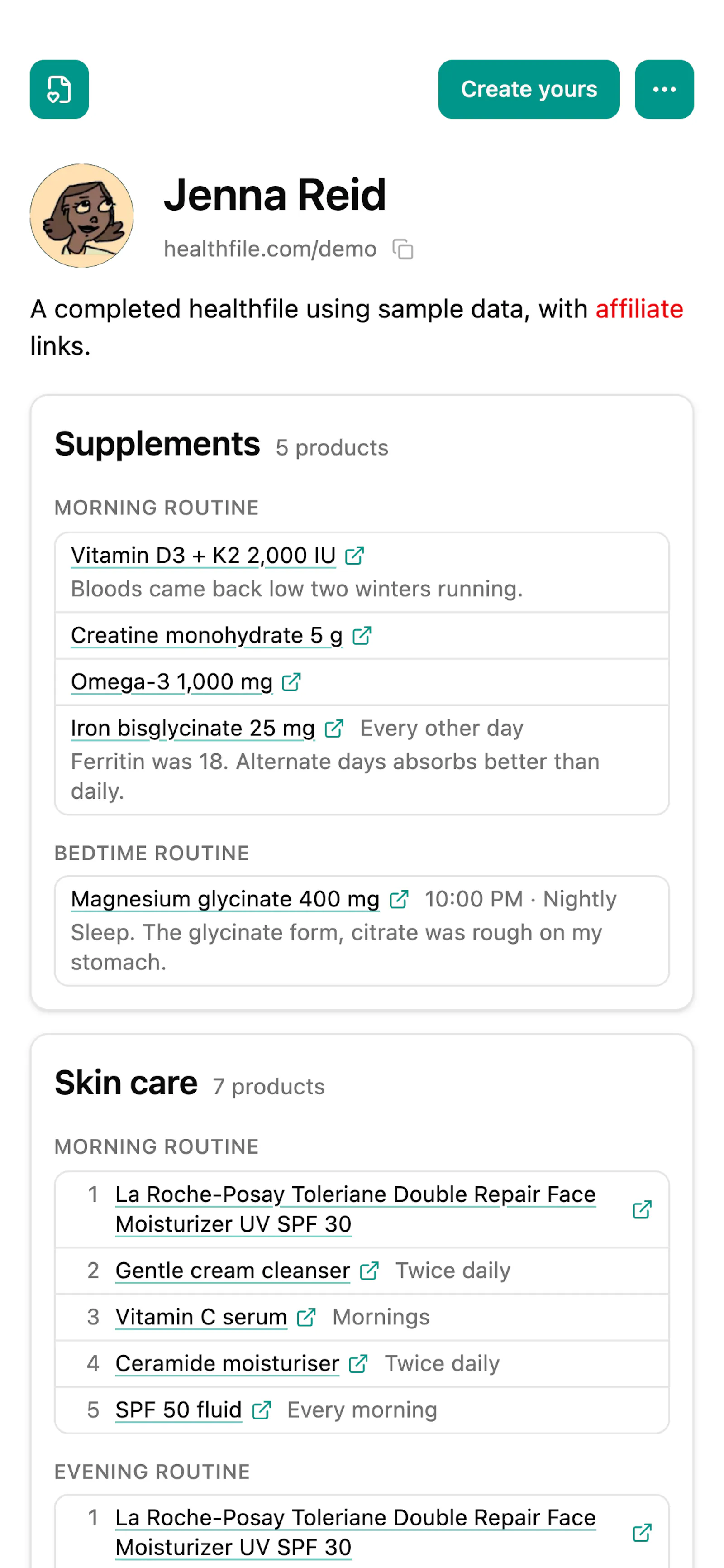 healthfile screenshot 4