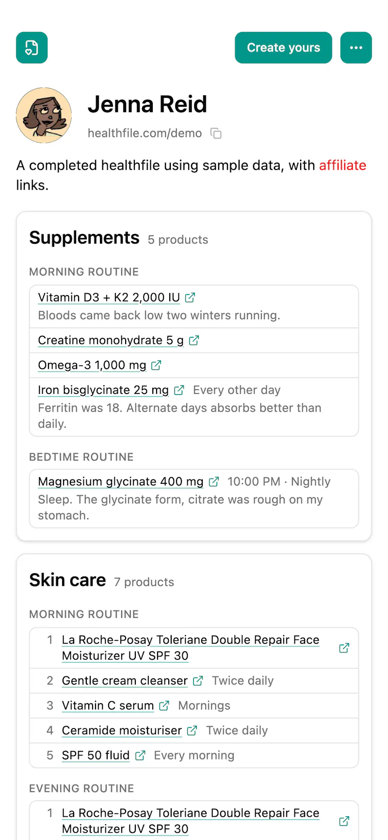 healthfile screenshot 4