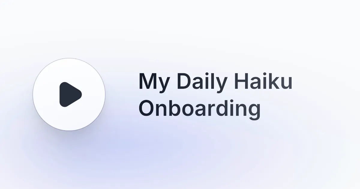 My Daily Haiku gallery image