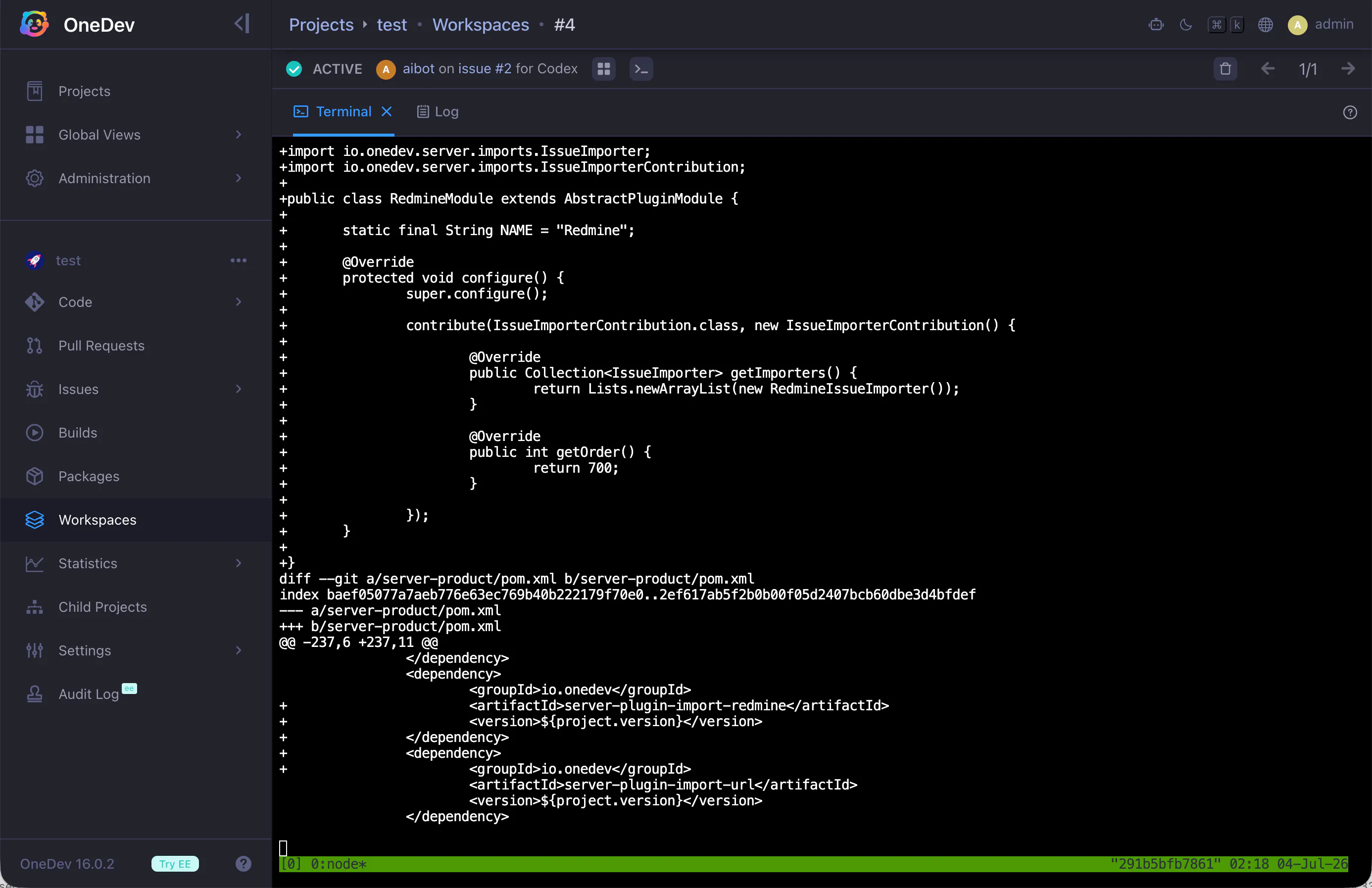 OneDev gallery image