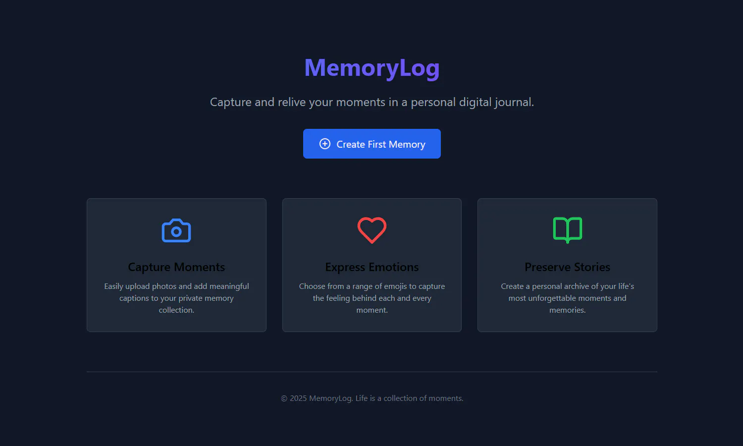 MemoryLog gallery image