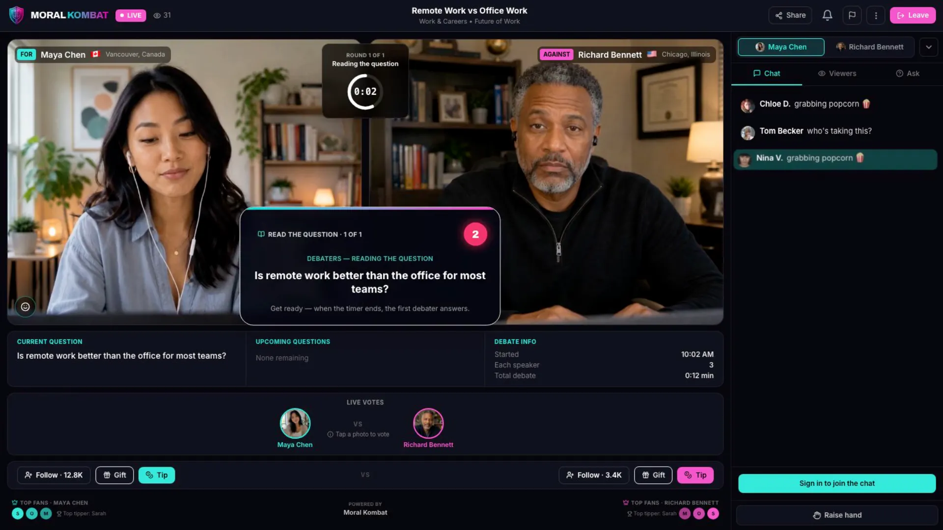 Swevo | Live Interactive Debates gallery image