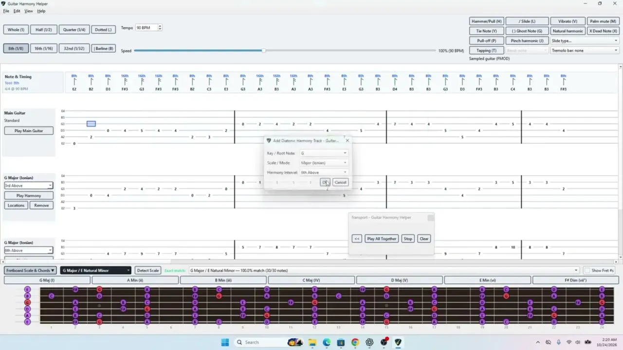 Guitar Harmony Helper gallery image