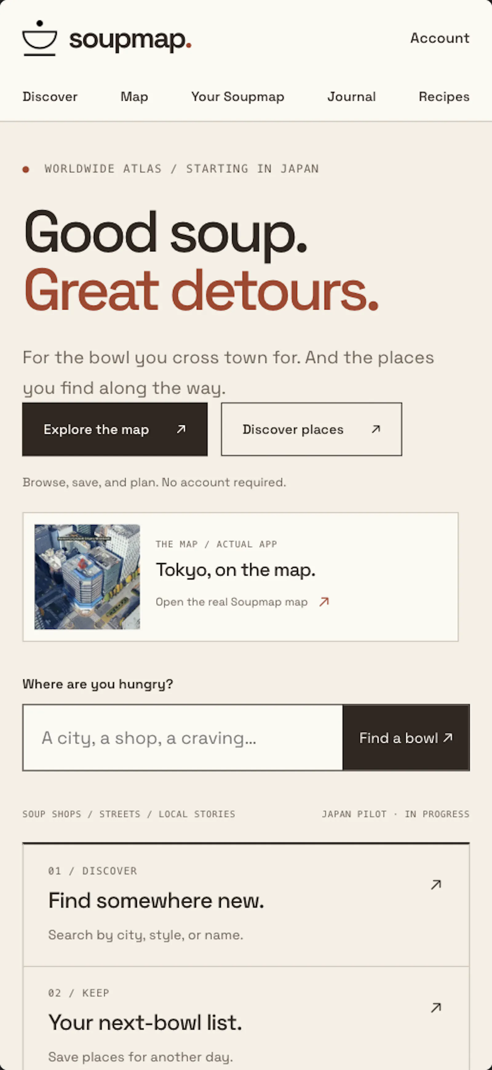 Soupmap screenshot 1