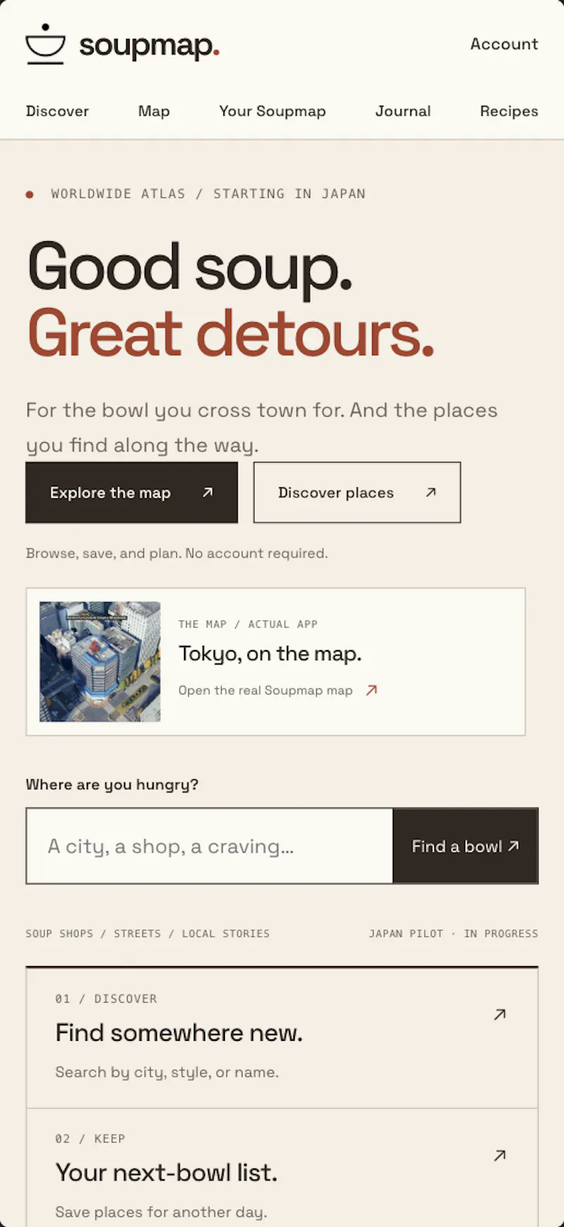 Soupmap screenshot 1