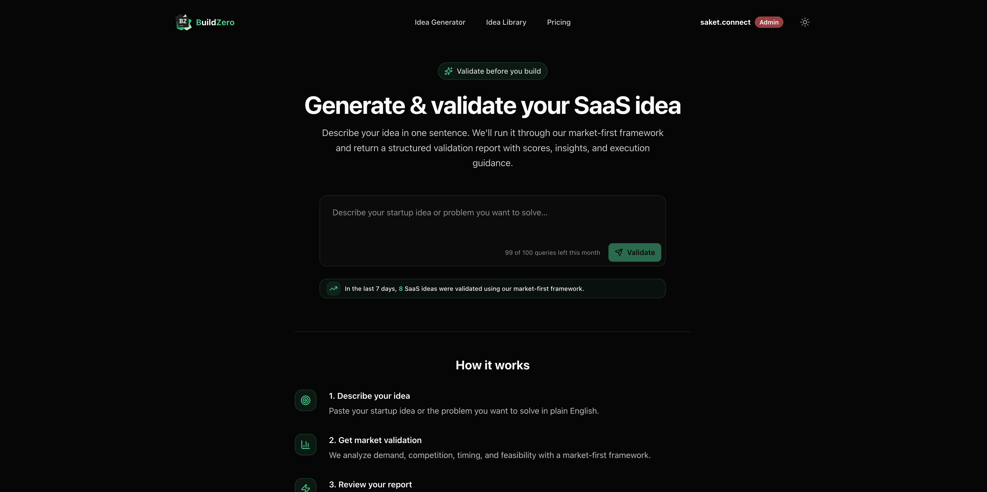 BuildZero  - Screenshot 3 showing product features and functionality