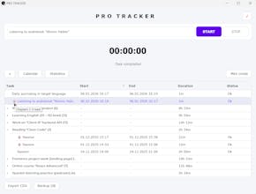 PRO TRACKER Time gallery image