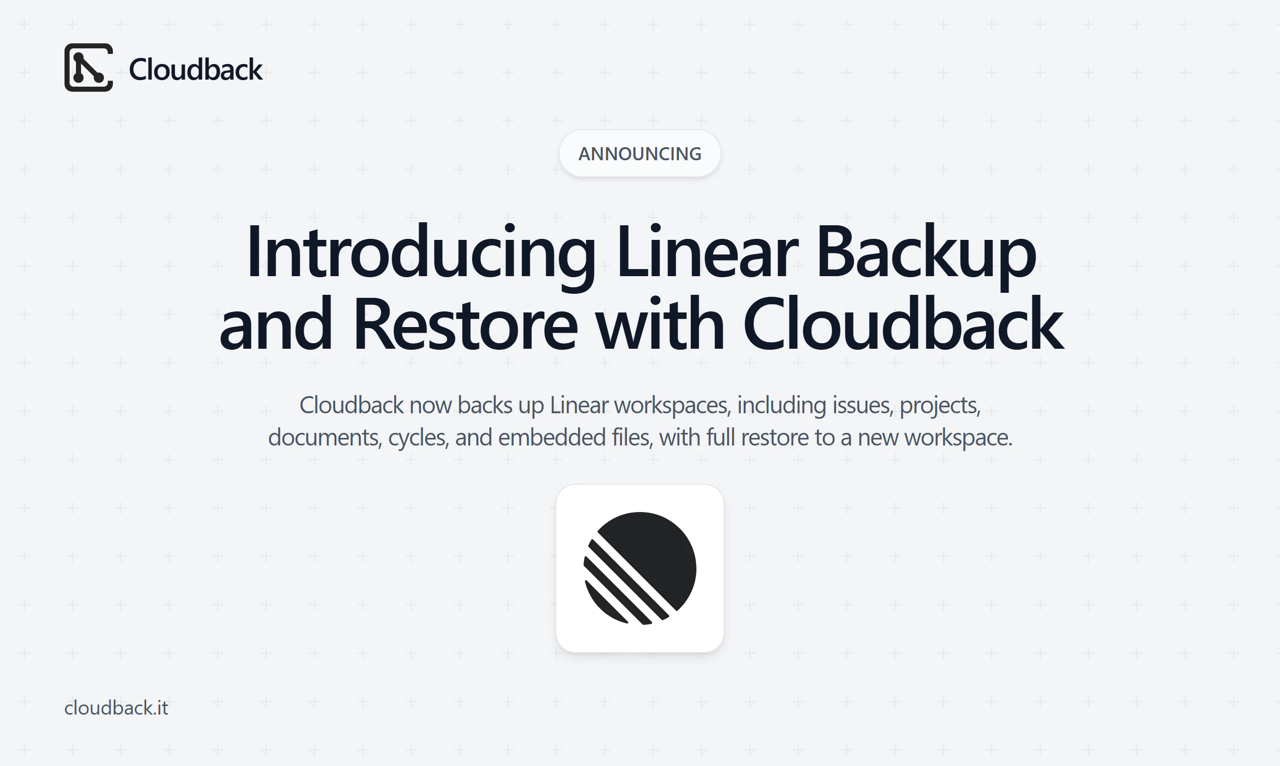 startuptile Cloudback for Linear-Automated backup and restore for Linear workspaces