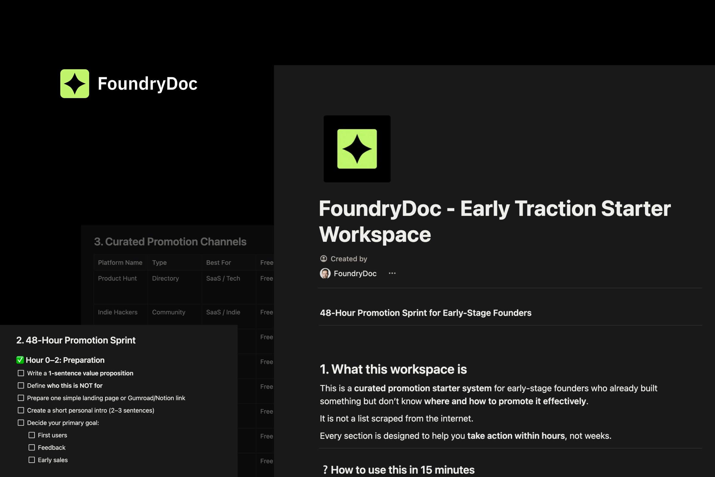 FoundryDoc - Screenshot 2 showing product features and functionality