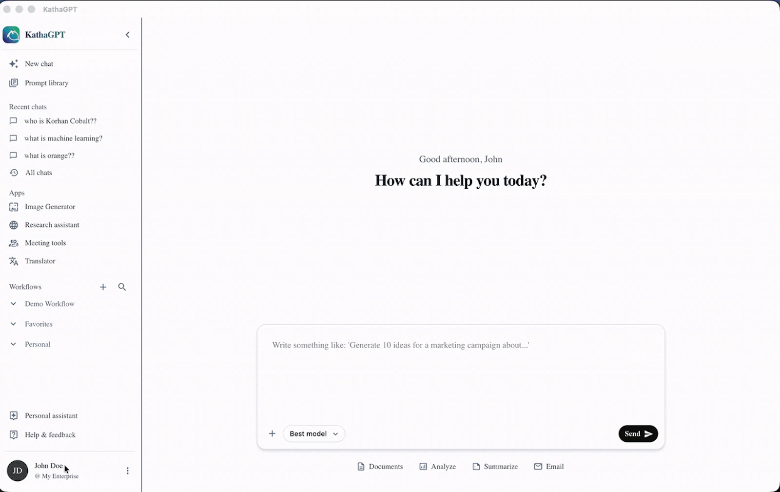 KathaGPT — Offline AI screenshot 1