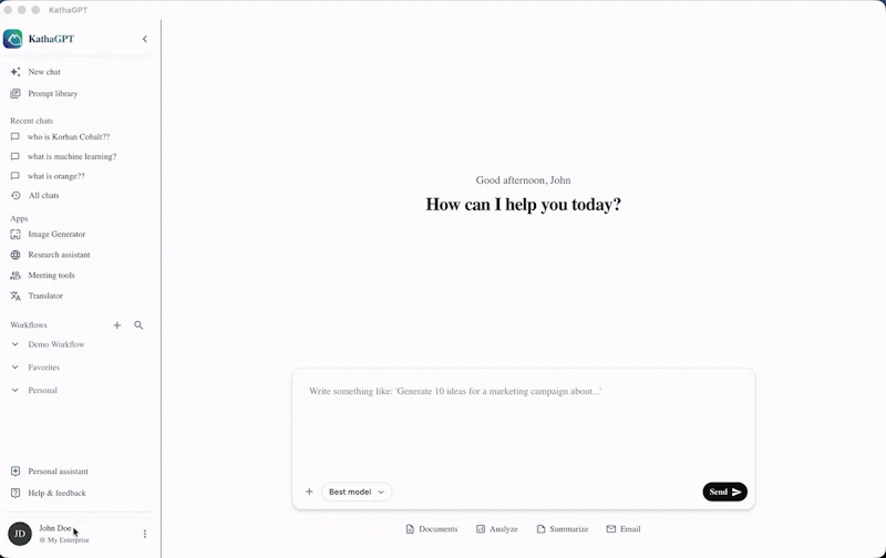 KathaGPT — Offline AI screenshot 1