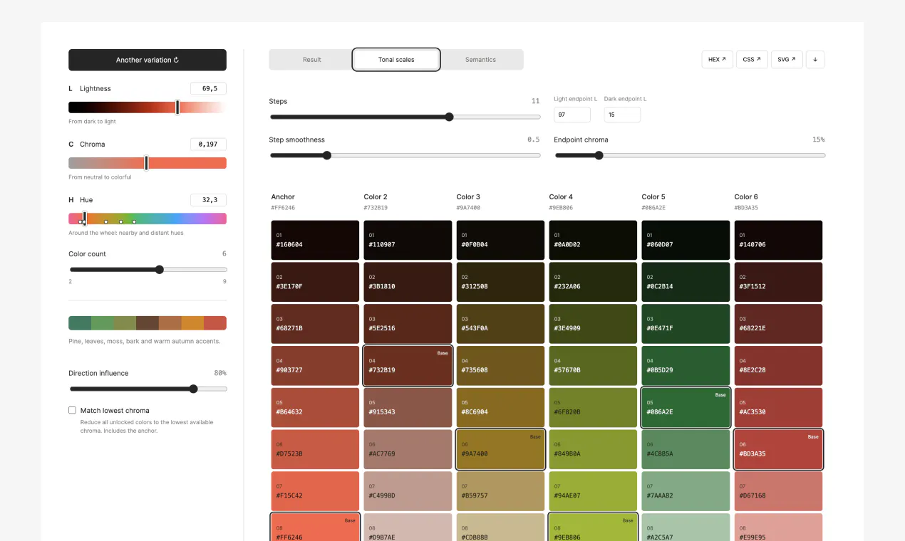 Color Studio — OKLCH palette tool gallery image