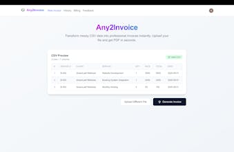 Any2Invoice gallery image