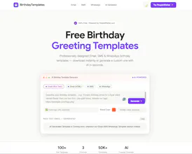 BirthdayTemplates by PeopleWisher gallery image