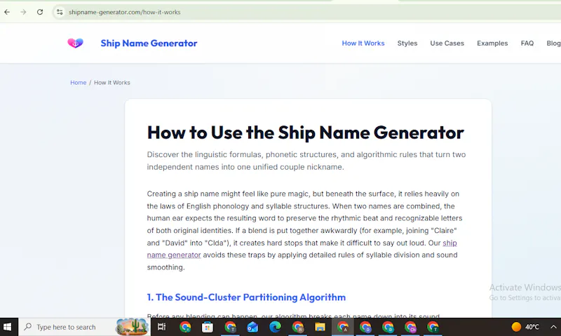 Ship Name Generator  screenshot 2