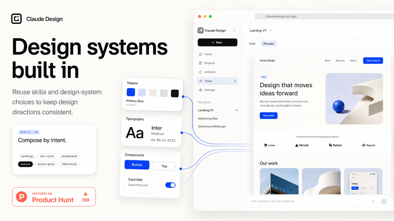 Claude Design  screenshot 2