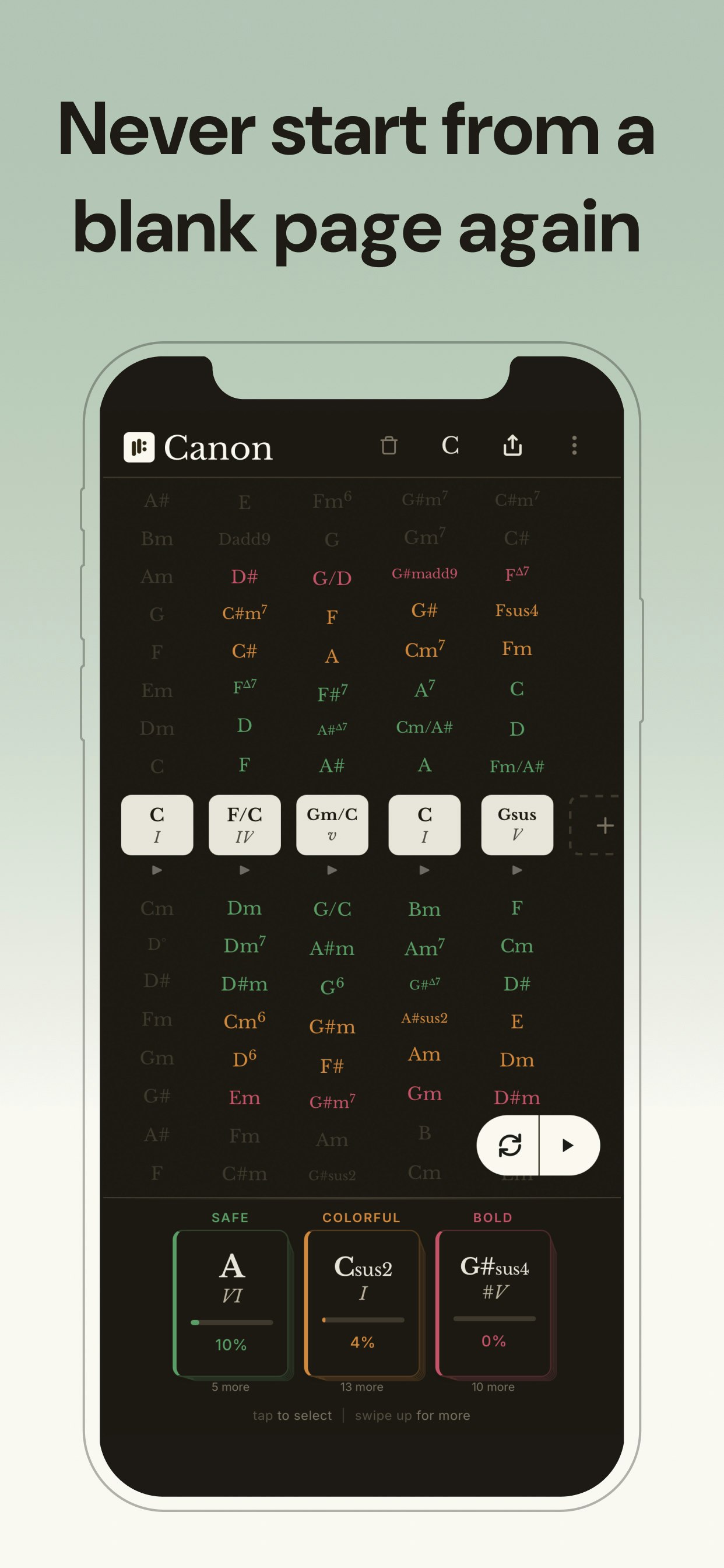 Canon: Chord Composer gallery image