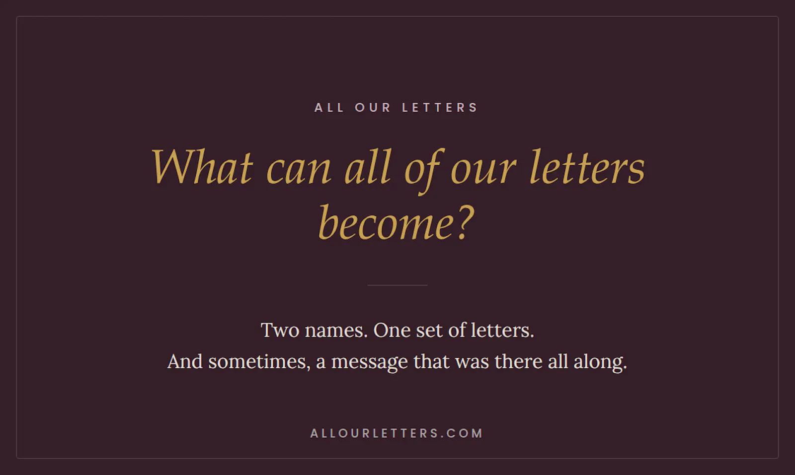 All Our Letters screenshot 5