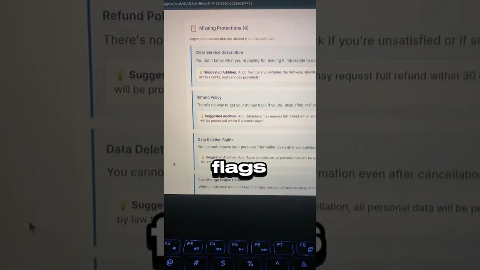 SafeToSign screenshot 1 (video preview)