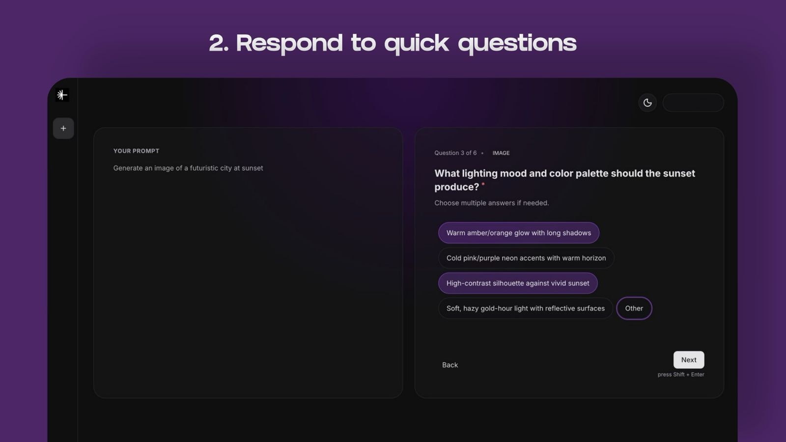 Promptly - Screenshot 2 showing product features and functionality