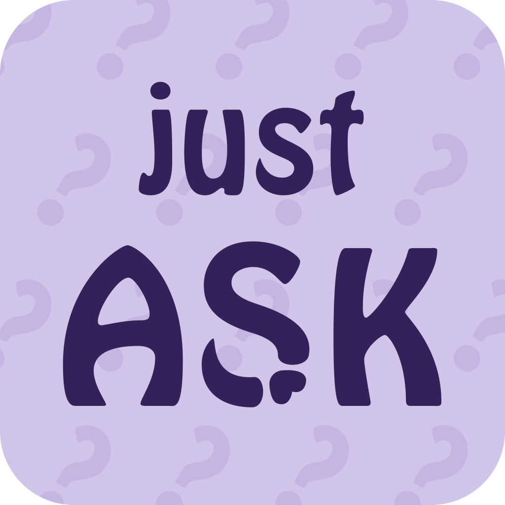 Just Ask: party & couple game - Product Hunt launch logo and brand identity