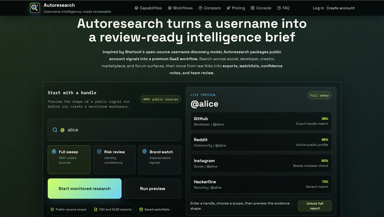 Autoresearch screenshot 1