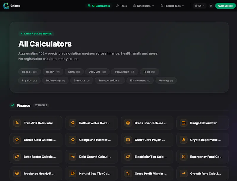 Calnex screenshot 4