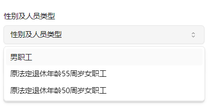 retire query 法定退休年龄计算器 gallery image