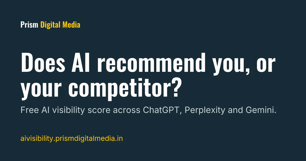 Prism Digital Media AI Visibility Tool gallery image