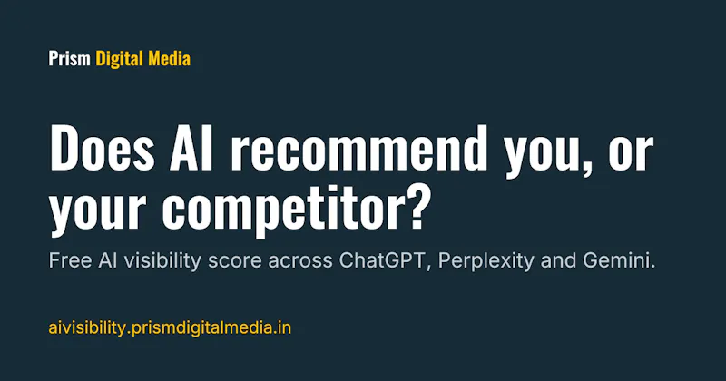 Prism Digital Media AI Visibility Tool screenshot 1