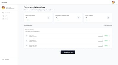 Formgrid:Open-source form submission API gallery image